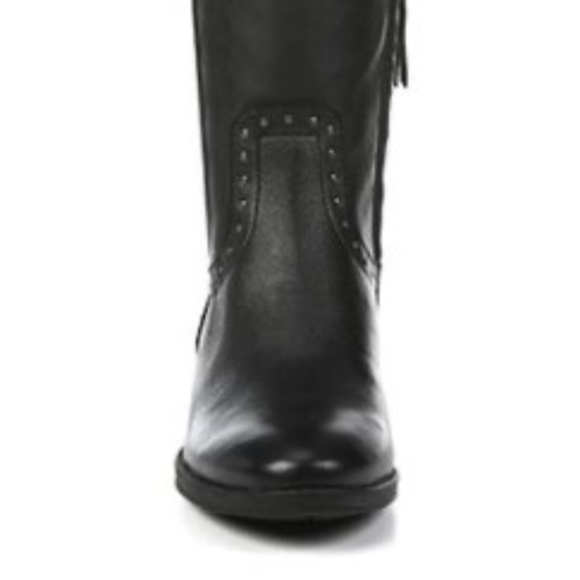 NEW SAM EDELMAN Prina Leather Riding Boot STUDDED - Picture 3 of 7